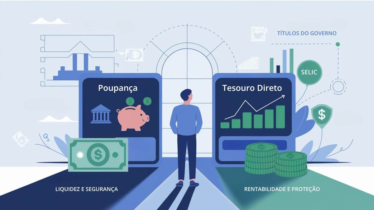 tesouro direto vs poupança