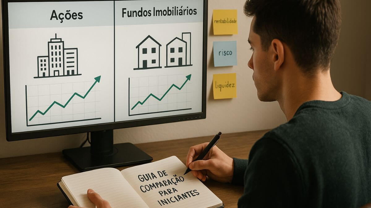 ações ou fundos imobiliários