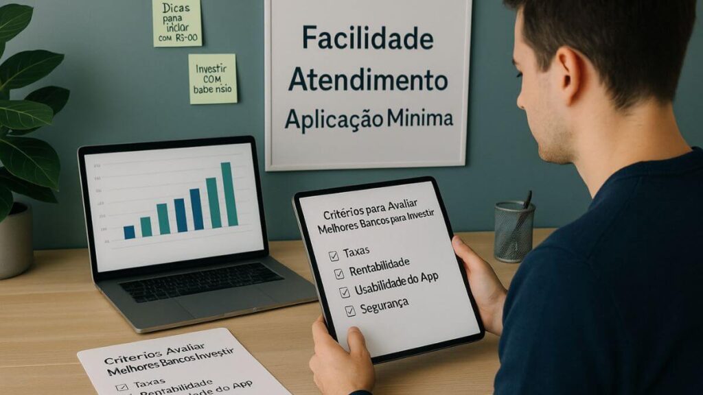 avaliar os melhores bancos para investir