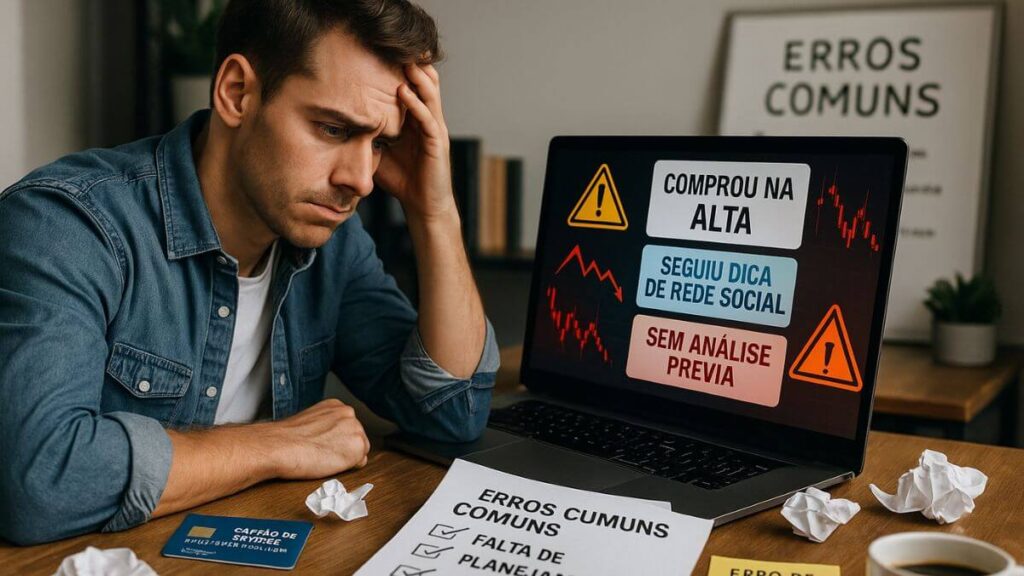 Erros de quem escolhe ações sem estratégia