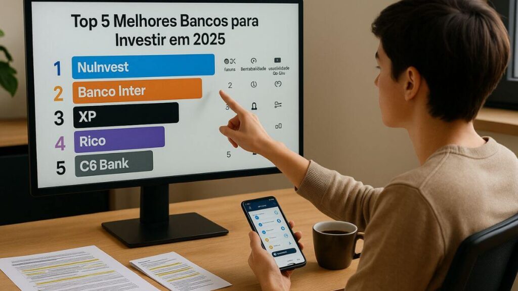 melhores bancos para investir em 2025