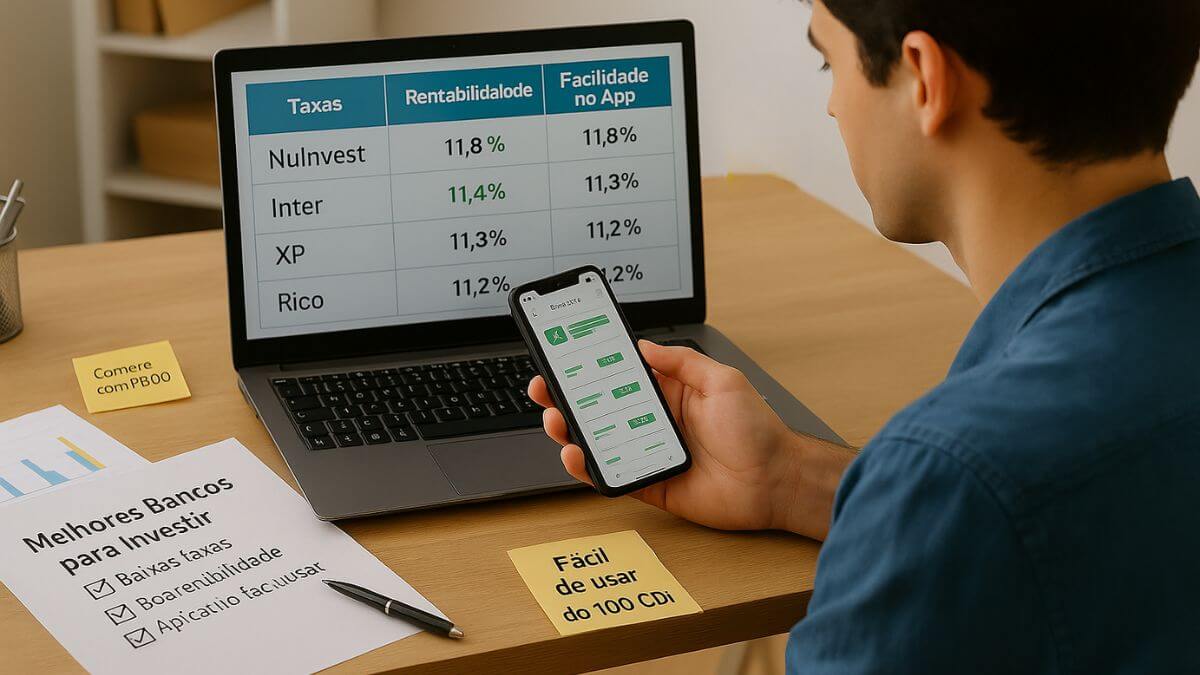 melhores bancos para investir