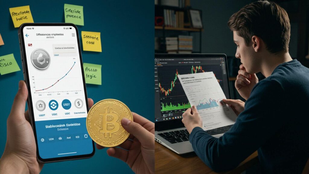 Diferença entre stablecoins e outras criptomoedas