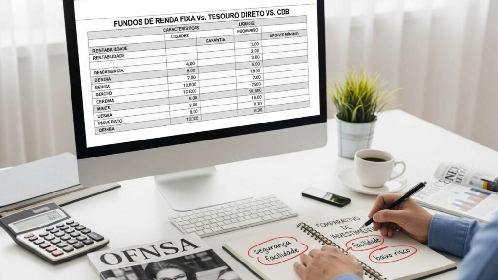 Fundos de renda fixa vs. tesouro direto