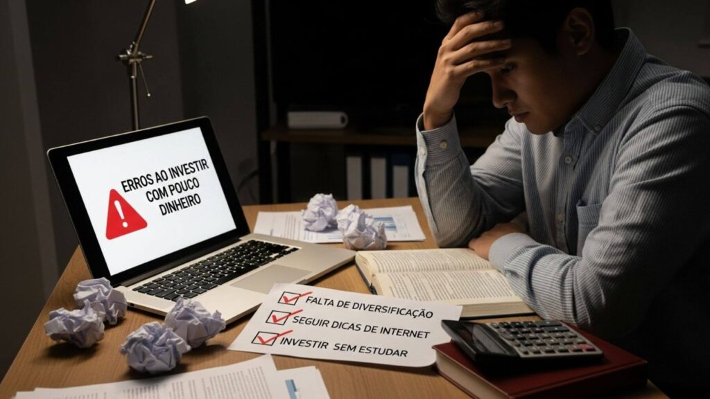 Pouco dinheiro para investir na bolsa